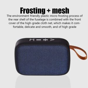 Fabric Speaker Bluetooth Wireless Connection Portable Outdoor Sports Audio Stereo Support Tf Card Mobile Phone Universal