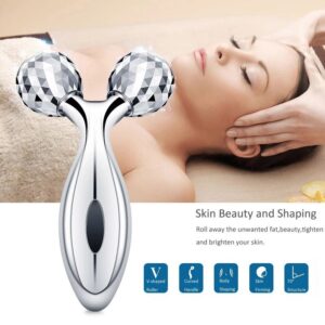 3D Roller Face-Shaping Tool Tightening Massage Beauty Instrument Manual Massager Small V Face Slimming Face Shaping Skin Face Sl