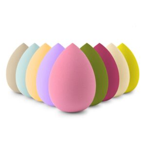 7pcs Beauty Egg Set Gourd Water Drop Puff Makeup Puff Set Colorful Cushion Cosmestic Sponge Tool Wet and Dry Use