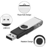 Black 64G Rotating USB Flash Drive High-Speed Hot Selling Portable Computer USB Flash Drive
