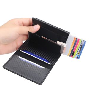 Card Holder Magnetic Card Holder Automatic Card Holder Women's Wallet Multi-Functional Portable Card Holder