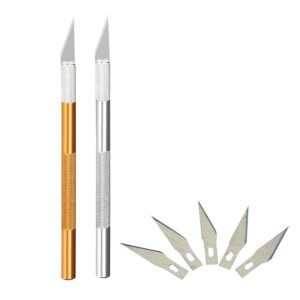 Engraving Non-Slip Metal Scalpel Knife Kit Blades Cutter Craft Knives For Mobile Phone Paper Cut Handicraft Carving Hand Tools