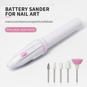 Nail Polisher for Removing Dead Skin Nail Remover Nail Polish Machine Mini Portable Pen Battery Electric Polisher