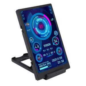 New 3.5 Inch IPS TYPE-C Secondary Screen Computer CPU GPU RAM HDD MonitorUSB Display For Freely AIDA64