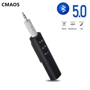 Wireless Bluetooth 5.0 Receiver Transmitter Adapter 3.5mm Jack For Car Music Audio Aux A2dp Headphone Reciever Handsfree